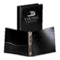 Sealed & Stitched Ring Binders w/ 1" Ring (Black)